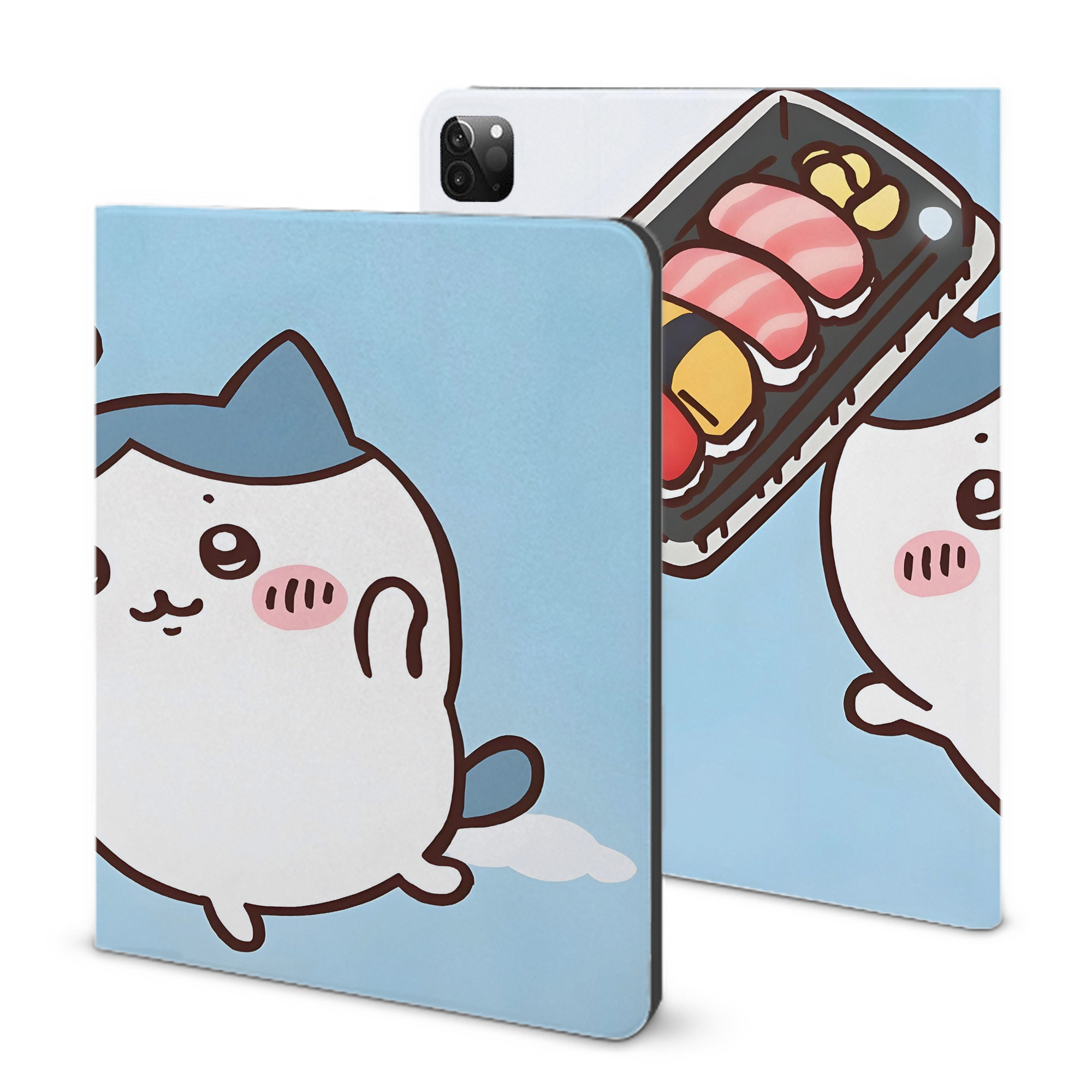 （画像用） ちいかわ Chii-kawa IPadケース ペンホルダー付き ブックスタイルデザイン